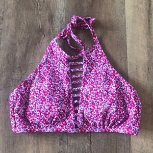 high neck bikini top